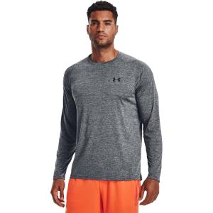 imageUnder Armour Mens Tech 20 LongSleeve TShirtPitch Gray 012Black