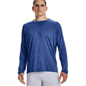 imageUnder Armour Mens Tech 20 LongSleeve TShirtTech Blue 432Black