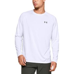 imageUnder Armour Mens Tech 20 LongSleeve TShirtWhite 100Graphite