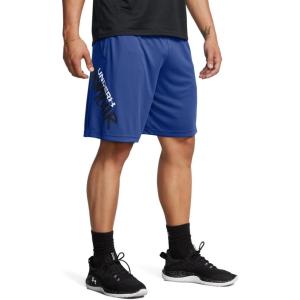 imageUnder Armour Mens Tech Wordmark Shorts432 Tech Blue   Black