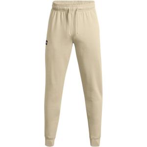imageUnder Armour Mens UA Rival Fleece Jogger Pants290 Khaki Base   Onyx White