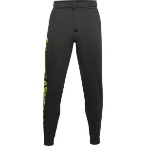 imageUnder Armour Mens UA Rival Fleece Jogger PantsBaroque Green 310Green Citrine