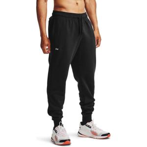 imageUnder Armour Mens UA Rival Fleece Jogger PantsBlack 001Onyx White