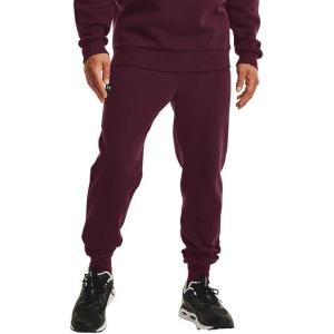 imageUnder Armour Mens UA Rival Fleece Jogger PantsDark Maroon 600Onyx White