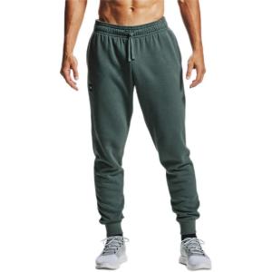 imageUnder Armour Mens UA Rival Fleece Jogger PantsLichen Blue 424Onyx White