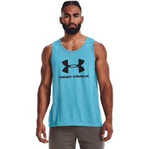 imageUnder Armour Mens UA Sportstyle Logo Tank177 Fresco Green   Black