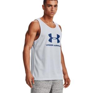 imageUnder Armour Mens UA Sportstyle Logo TankHalo Gray 014Starlight