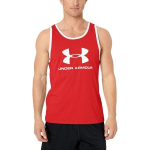 imageUnder Armour Mens UA Sportstyle Logo TankRed Red