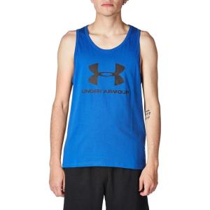 imageUnder Armour Mens UA Sportstyle Logo TankTech Blue 432Black