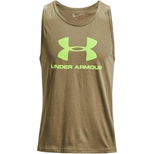 imageUnder Armour Mens UA Sportstyle Logo TankTent 361Quirky Lime