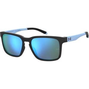 imageUnder Armour Mens Ua Assist 2 Rectangular SunglassesBlack BlueBlue Multilayer