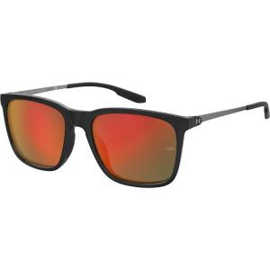 imageUnder Armour Mens Ua Reliance Square SunglassesShiny BlackDark Ruthenium