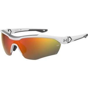 imageUnder Armour Mens Ua Yard Pro Shield SunglassesMatte WhiteOrange Multilayer