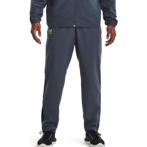 imageUnder Armour Mens Woven Vital Pants044 Downpour Gray  Black  Lime Surge
