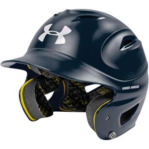 imageUnder Armour Satin Molded Batting Helmet NOCSAE CertifiedNAVY