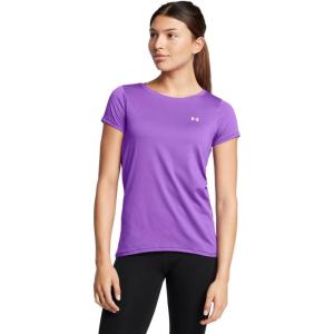 imageUnder Armour Womens HeatGear Armour ShortSleeve TShirt525 Lavish   White