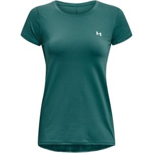imageUnder Armour Womens HeatGear Armour ShortSleeve TShirt722 Coastal Teal   Iridescent