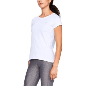 imageUnder Armour Womens HeatGear Armour ShortSleeve TShirtWhite