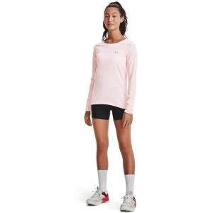 imageUnder Armour Womens Heatgear Longsleeve TShirtBeta Tint 658Metallic Silver