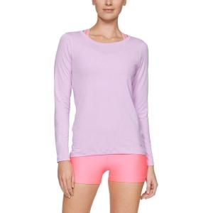 imageUnder Armour Womens Heatgear Longsleeve TShirtPurple Ace