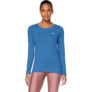 imageUnder Armour Womens Heatgear Longsleeve TShirtRiver 488Metallic Silver