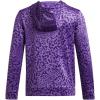 imageUnder Armour Boys Fleece Printed Hoodie525 Lavish  Purple  Black