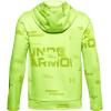 imageUnder Armour Boys Fleece Printed HoodieLime Fizz 291Black