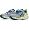 imageUnder Armour Boys Pre School Assert 9 Alternate Closure Running ShoeMod Gray 105Cruise Blue