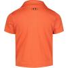 imageUnder Armour Boys Short Sleeve Ua Match Polo Collared Shirt Chest Logo Soft ampamp ComfortableOrange Blast  Twist