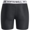 imageUnder Armour Girls Softball Slider Shorts001 Black   White