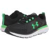 imageUnder Armour Mens Charged Assert 9 Running Shoe008 BlackExtreme GreenExtreme Green