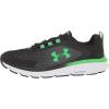 imageUnder Armour Mens Charged Assert 9 Running Shoe008 BlackExtreme GreenExtreme Green