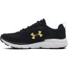 imageUnder Armour Mens Charged Assert 9 Running ShoeBlack 007Metallic Gold