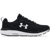 imageUnder Armour Mens Charged Assert 9 Running ShoeBlackWhite