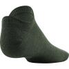 imageUnder Armour Mens Essential Lite No Show Socks 6PairsBaroque Green Assorted Lockedin Fit