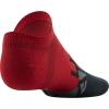 imageUnder Armour Mens Essential Lite No Show Socks 6PairsRed Assorted Lockedin Fit