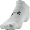 imageUnder Armour Mens Essential Lite No Show Socks 6PairsWhite Lockedin Fit