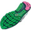 imageUnder Armour Mens HOVR Infinite 4 Running Shoe101 WhiteTourmaline TealExtreme Green