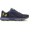 imageUnder Armour Mens HOVR Infinite 4 Running Shoe500 Tempered SteelAurora PurpleYellow Ray