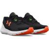 imageUnder Armour Mens Surge 3 Running ShoeJet Gray 103Blaze Orange