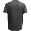 imageUnder Armour Mens Tech 20 VNeck ShortSleeve TShirtCarbon Heather  Black