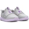 imageUnder Armour UnisexBaby Infant Flash Running Shoe102 Halo GraySalt PurpleLavish