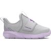 imageUnder Armour UnisexBaby Infant Flash Running Shoe102 Halo GraySalt PurpleLavish