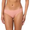 imageUnder Armour Womens 3Pack Pure Stretch No Show Bikini Underwear AllDay Comfort ampamp UltraSoft FitCanyon Pink