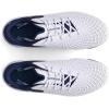 imageUnder Armour Womens Glyde 20 Mt Softball Shoe103 WhiteMidnight NavyMetallic Silver
