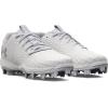 imageUnder Armour Womens Glyde 20 Rm Softball Shoe100 WhiteWhiteMetallic Silver