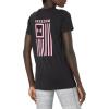 imageUnder Armour Womens New Freedom Flag TShirt002 Black   Flamingo