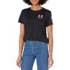 imageUnder Armour Womens New Freedom Flag TShirt002 Black   Flamingo