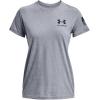 imageUnder Armour Womens New Freedom Flag TShirt036 Steel Light Heather   Black