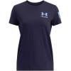 imageUnder Armour Womens New Freedom Flag TShirt411 Midnight Navy   Horizon Blue